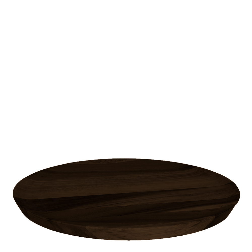 Trevare Dukningstallrik Mangoträ 32 cm Svart