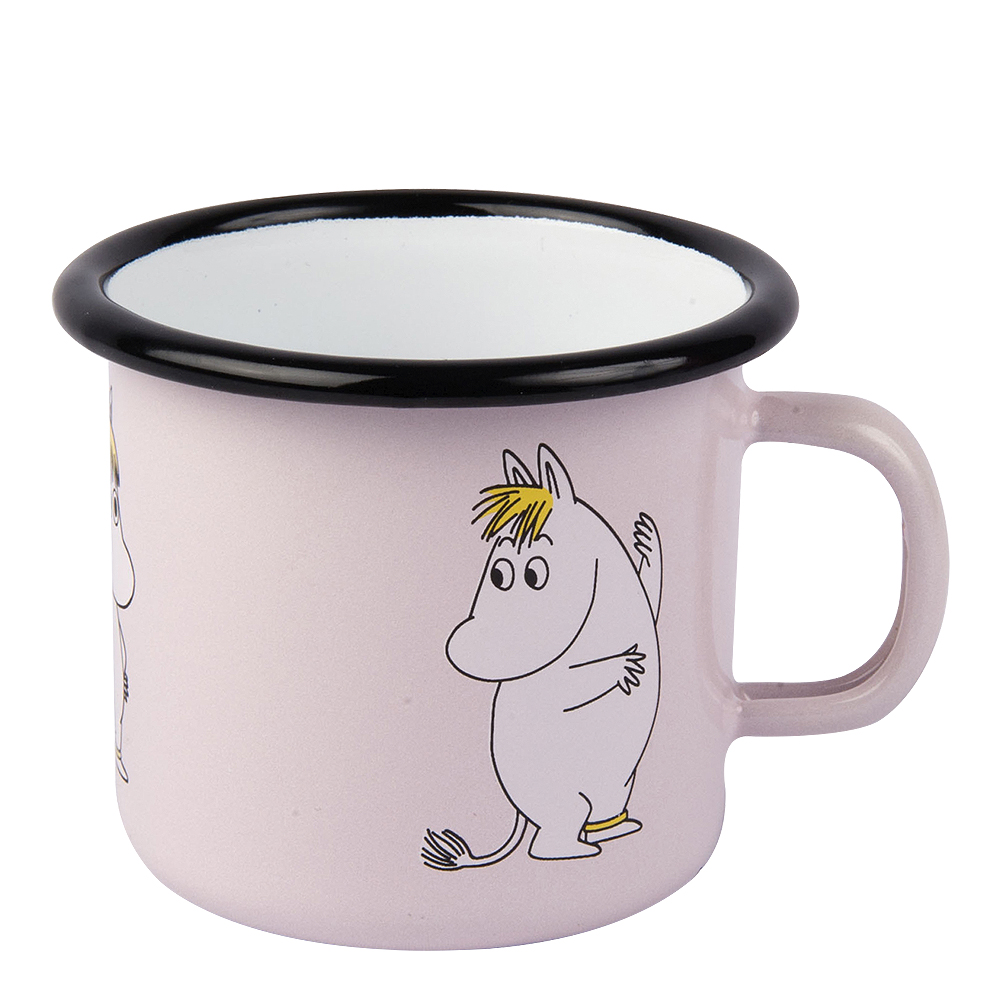 Mumin Emaljmugg Snorkfröken 25 cl Rosa