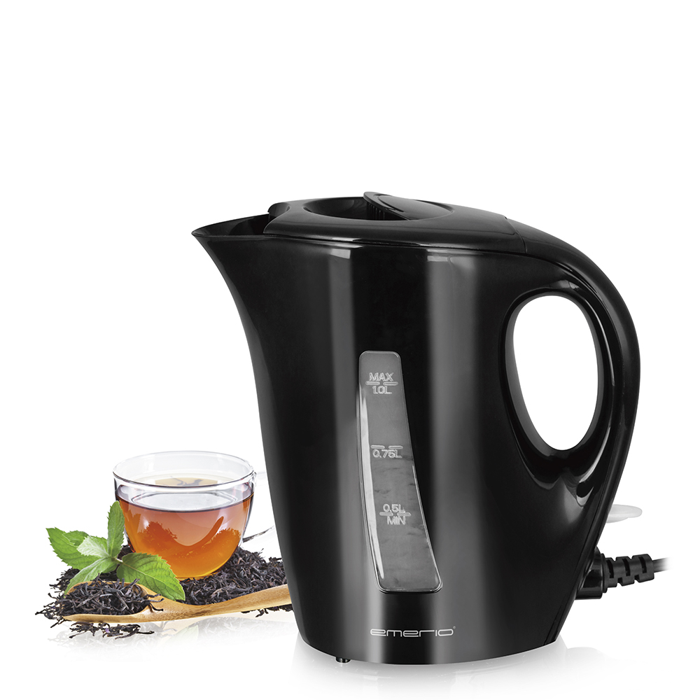 Vattenkokare 1 L Svart