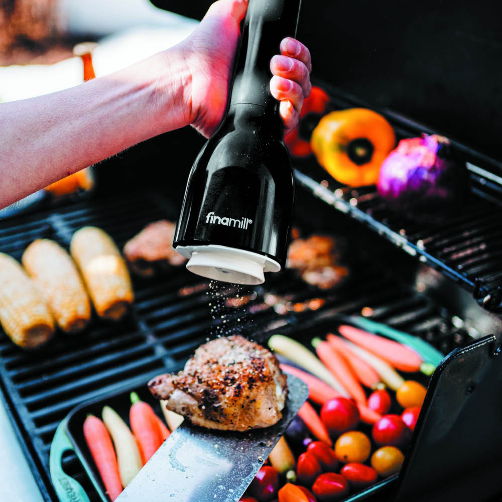 Batteridriven Kvarn 22,7 cm Midnight black