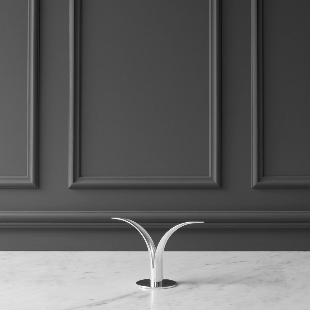 Ljusstake Liljan 12,5 cm Silver