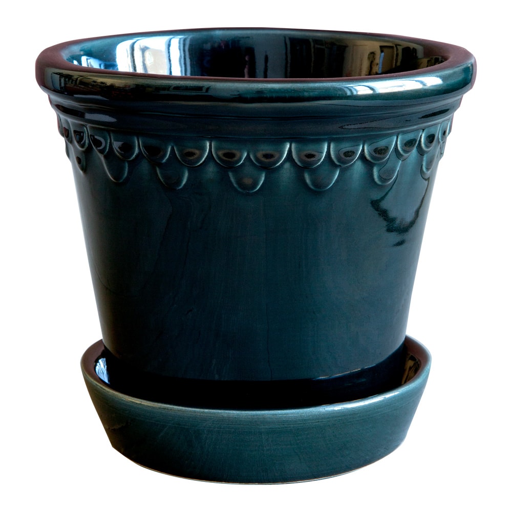 Bergs Potter Köpenhamn Kruka 25 cm Blå petroleum