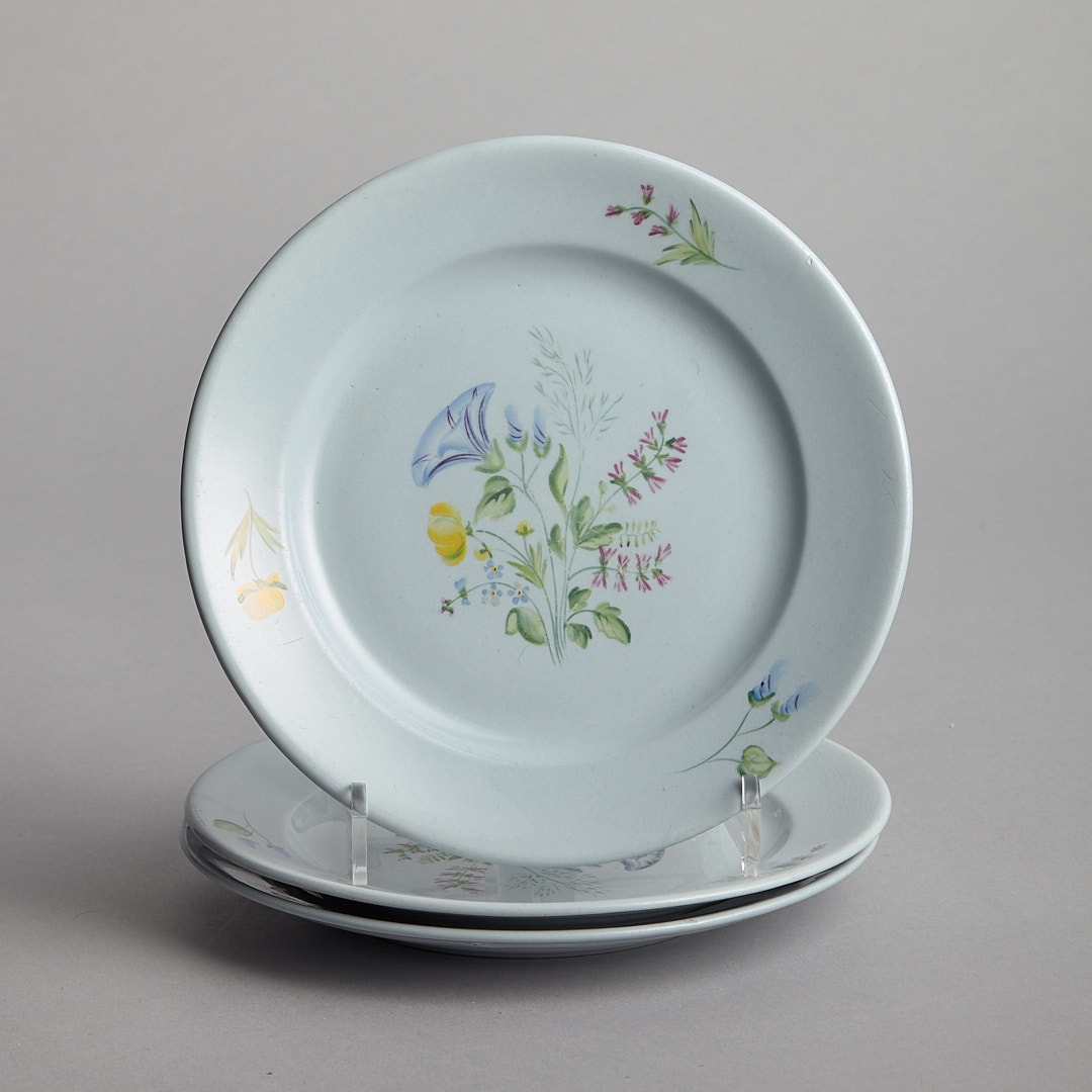 Handmålade Assietter 3st