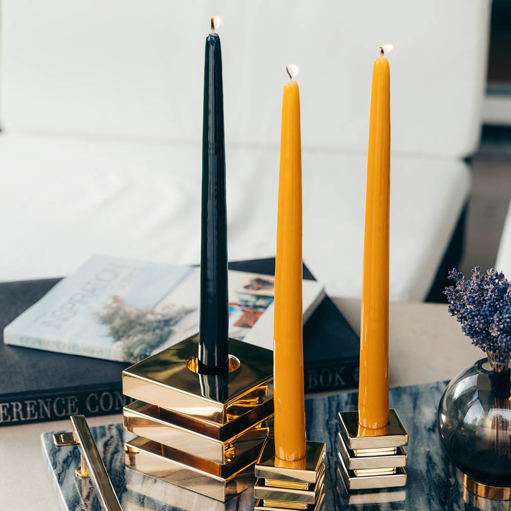 Herrgårdsljus 30 cm 6-pack Vit