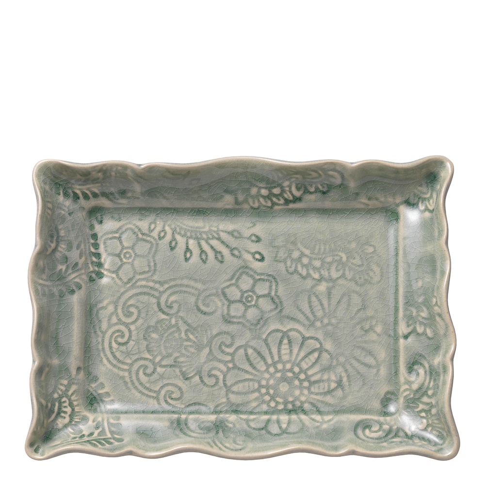 Arabesque Tallrik 19x13 cm Antique