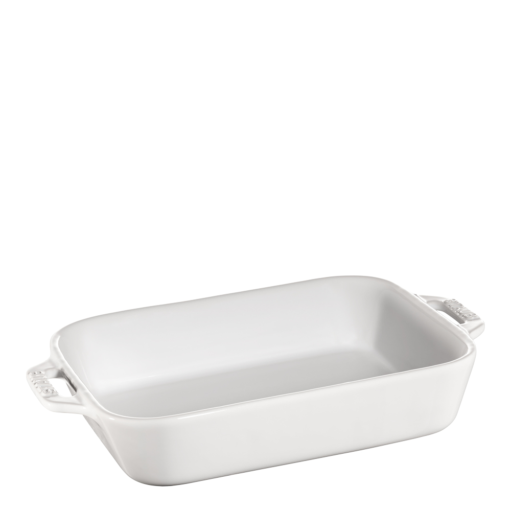 Ugnsform 20x16 cm Vit