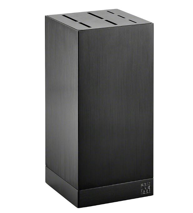 Knivblock 7 knivar Svart