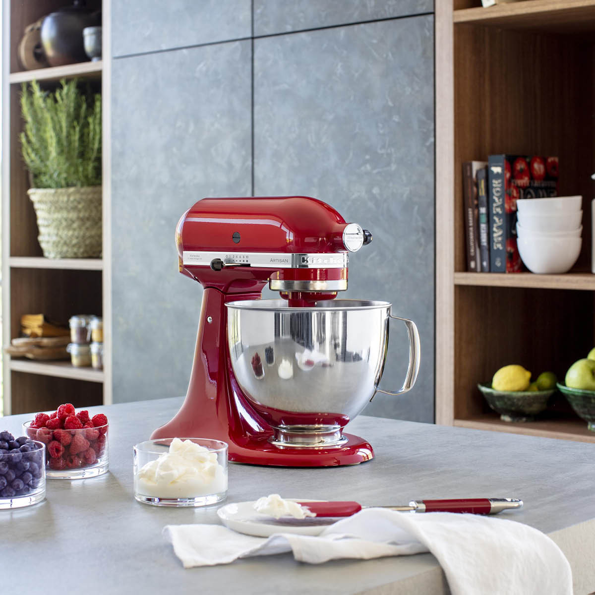 KitchenAid Artisan Köksmaskin 5KSM125 4,8 L Röd