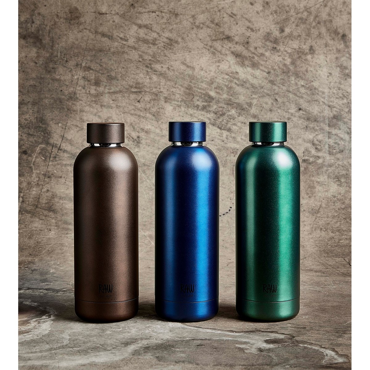 Raw To-Go Termoflaska 0,5 L Grön