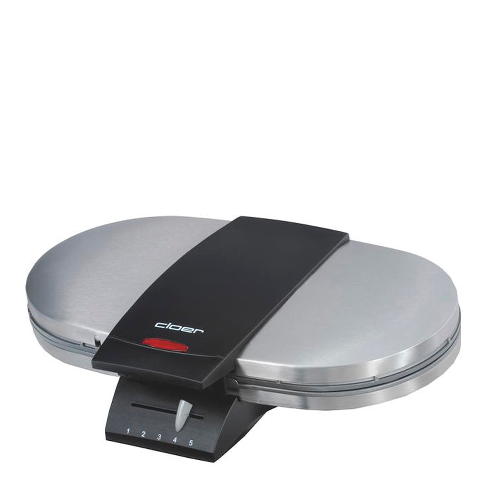 Våffeljärn dubbel CL1329 Rostfri