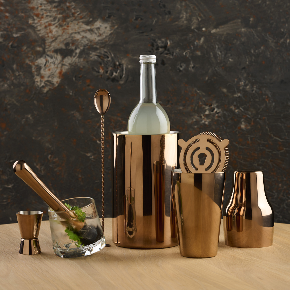 Sontell Barset 3 delar Koppar