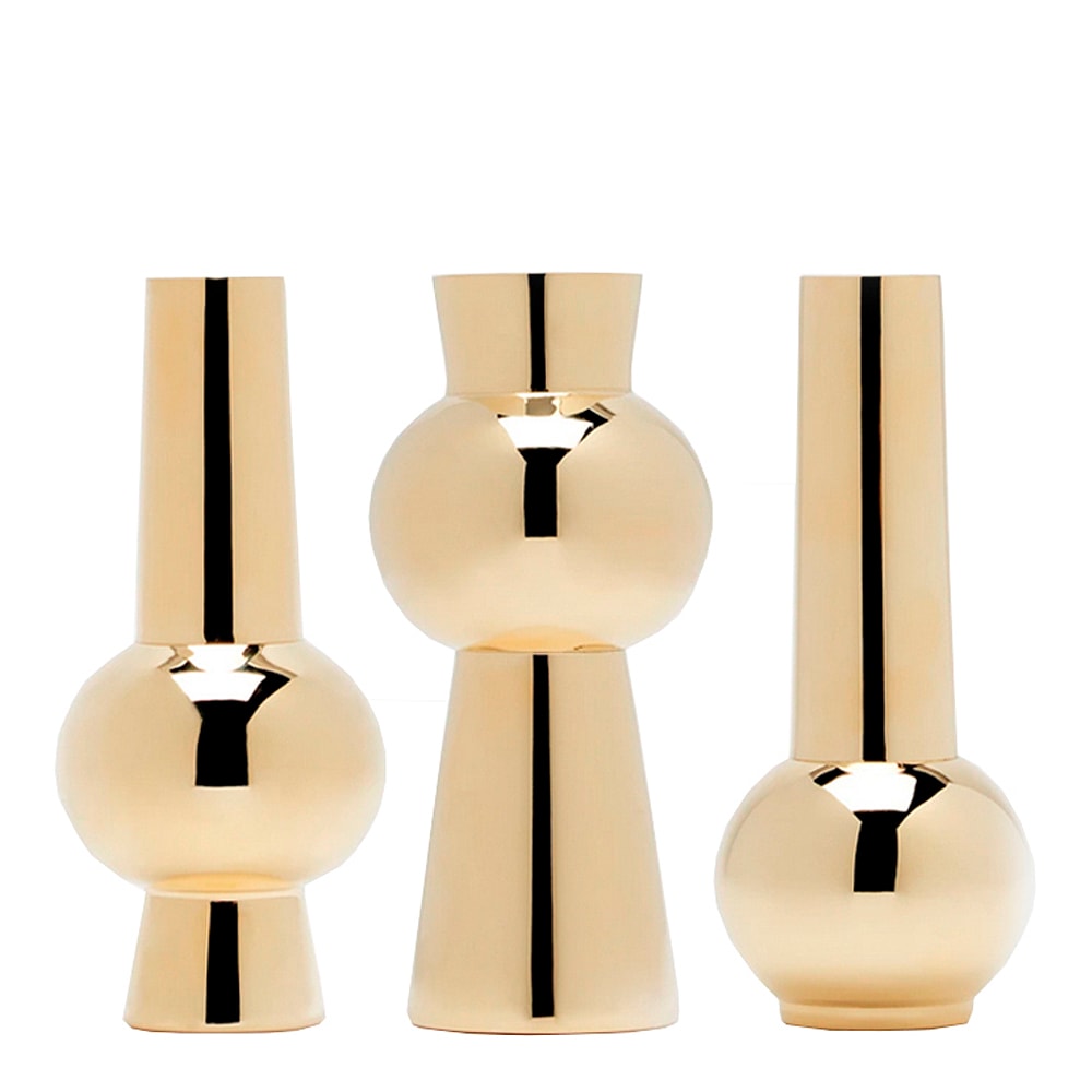 Bead Vas Set 3 delar Mässing