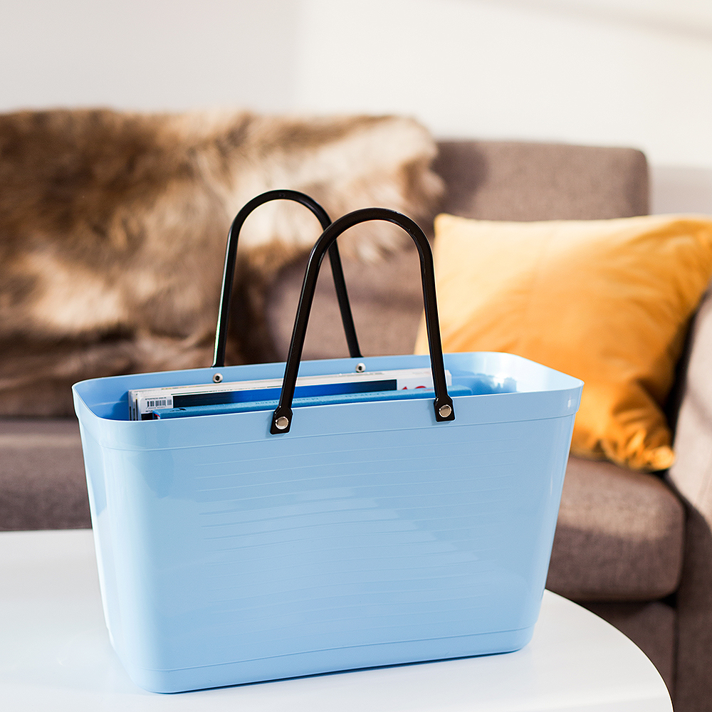 Väska Sockerrör Stor Ljusblå