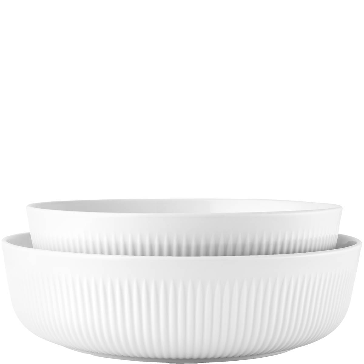 Legio Nova Salladskålar 2 L + 3,3 L 2 delar Vit