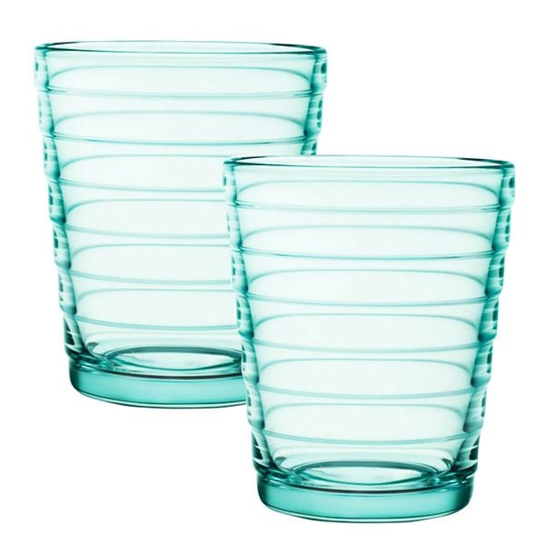 Aino Aalto Glas 22 cl 2-pack Vattengrön