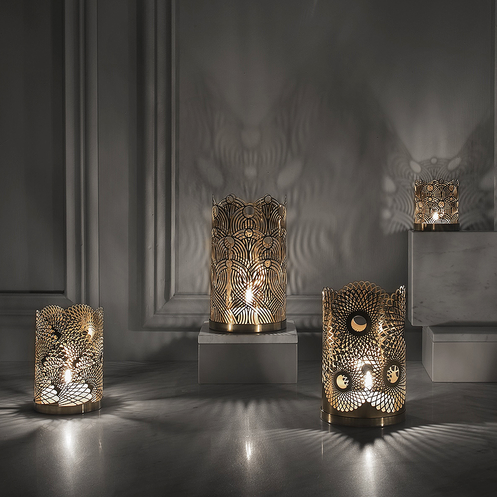 Bohinc Feather Ljuslykta 14 cm Mässing