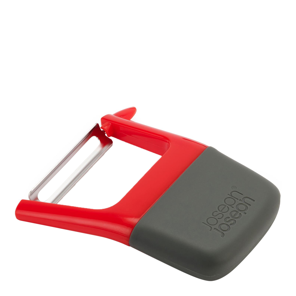 Duo Grönsaksskalare Röd/Mörkgrå