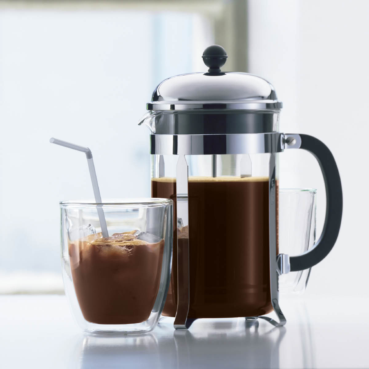 Chambord Pressobryggare 12 koppar 1,5 L Krom