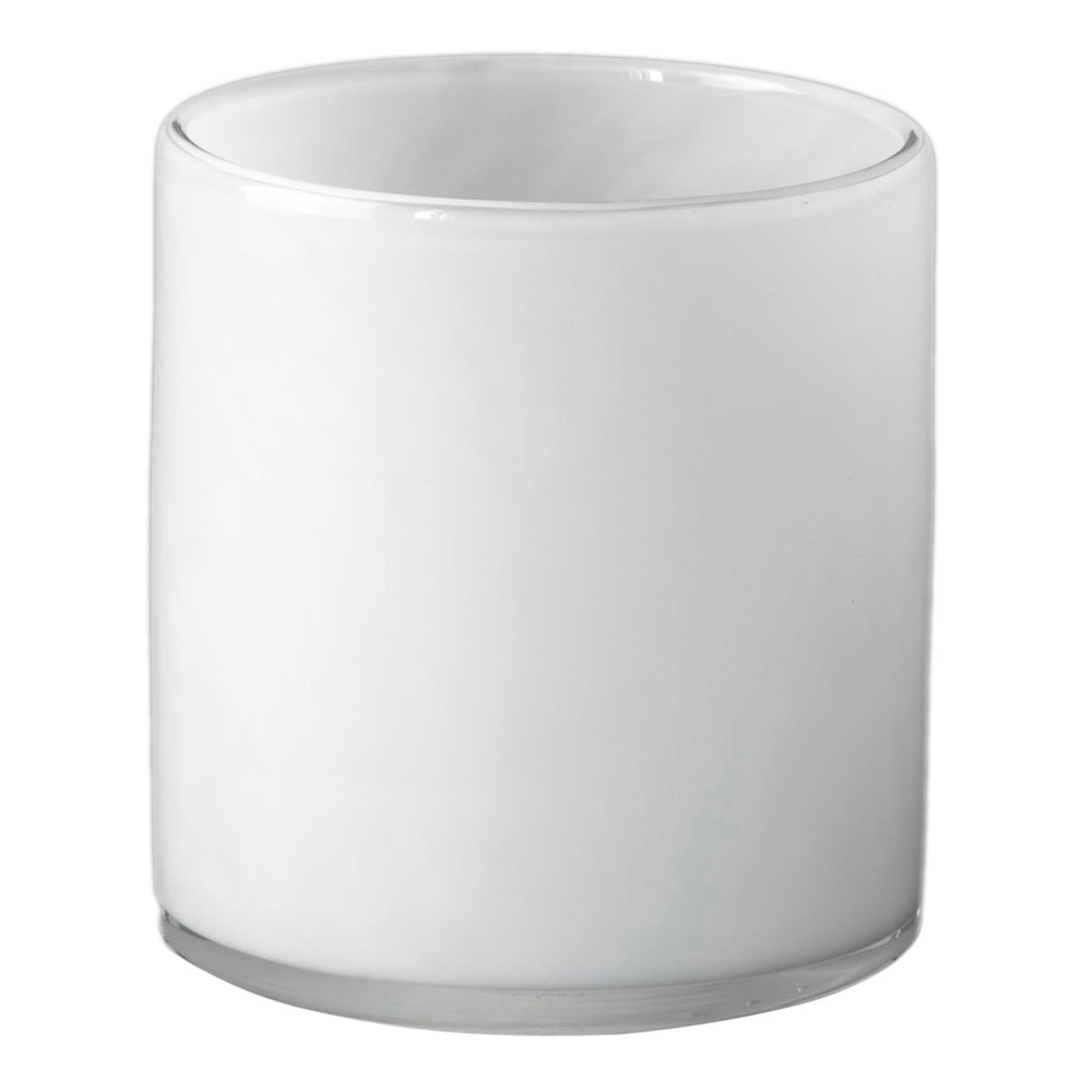 Lyric Ljuslykta Glas 10x10 cm White