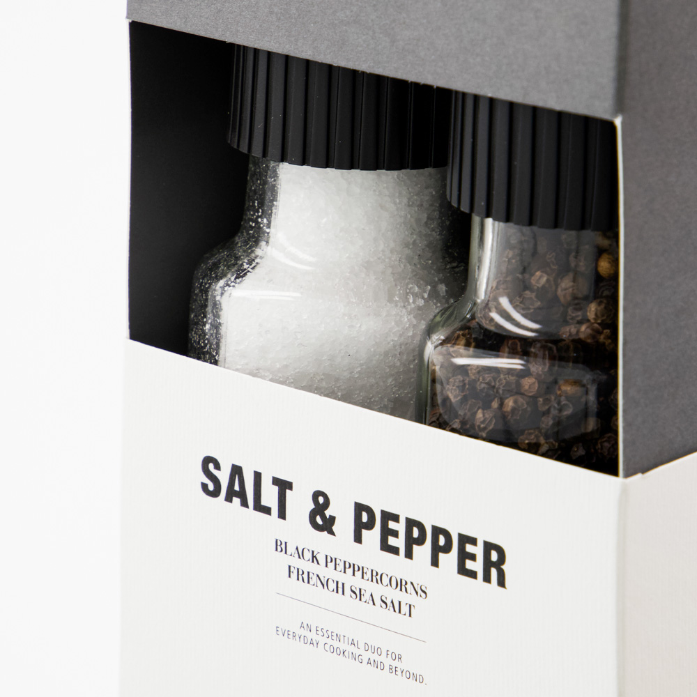 Presentask Salt & Peppar Svart