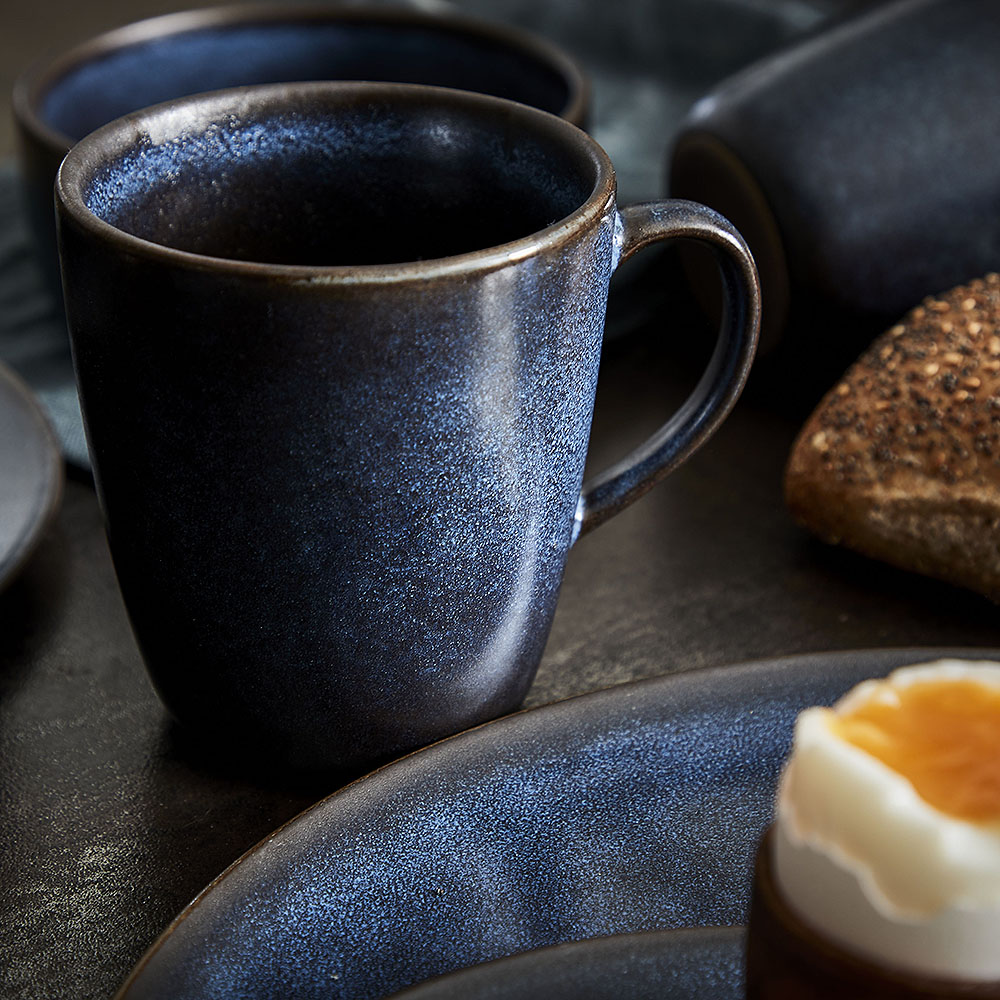 Raw Mugg med öra 35 cl Midnight Blue