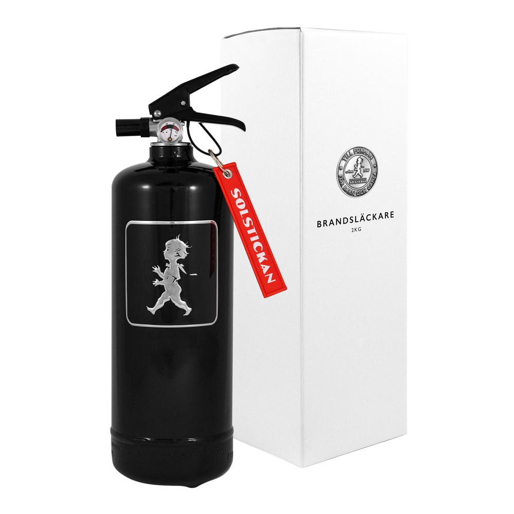 Solstickan Brandsläckare 2 kg Svart