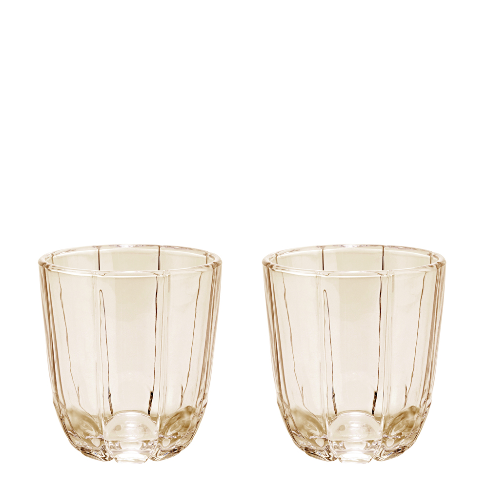 Lily Vattenglas 32 cl 2-pack Toffee Rose