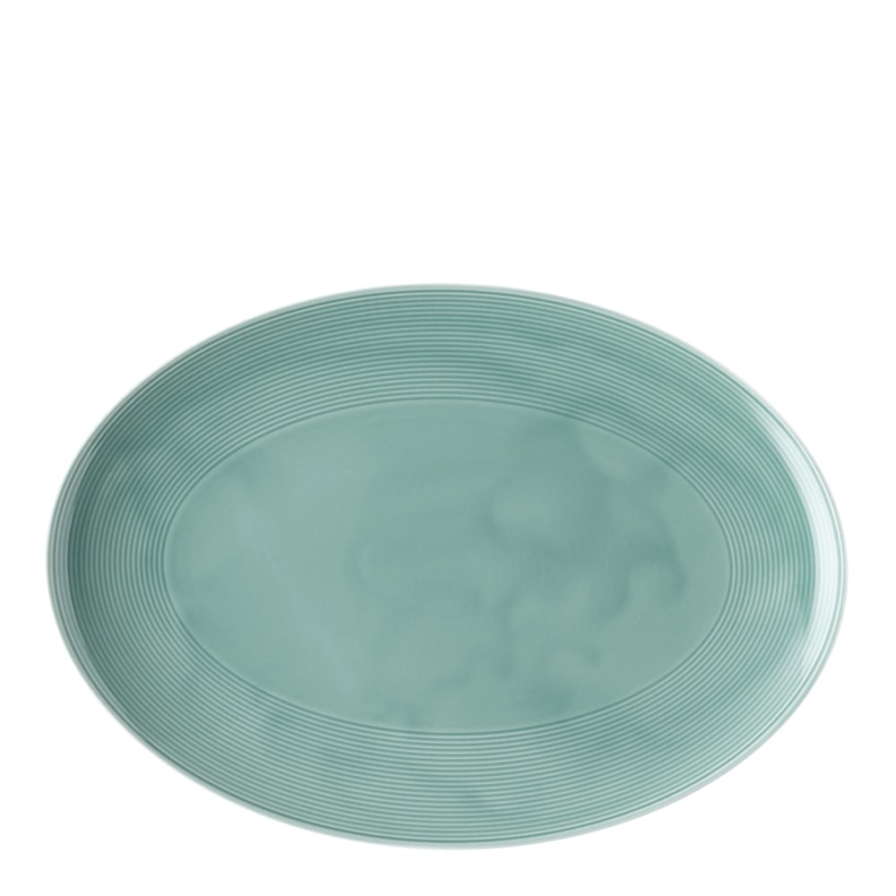 Uppläggningsfat 34 cm Isblå