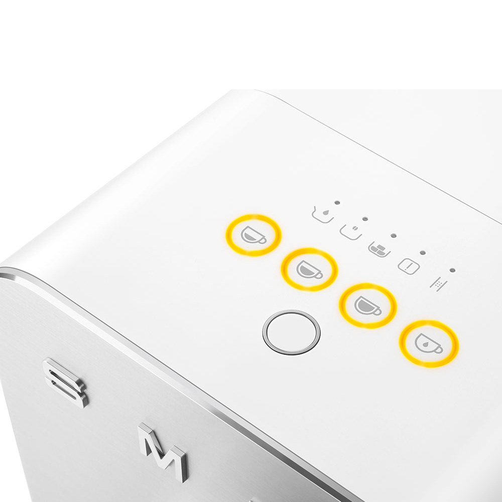 Smeg Helautomatisk Kaffemaskin Matt Vit