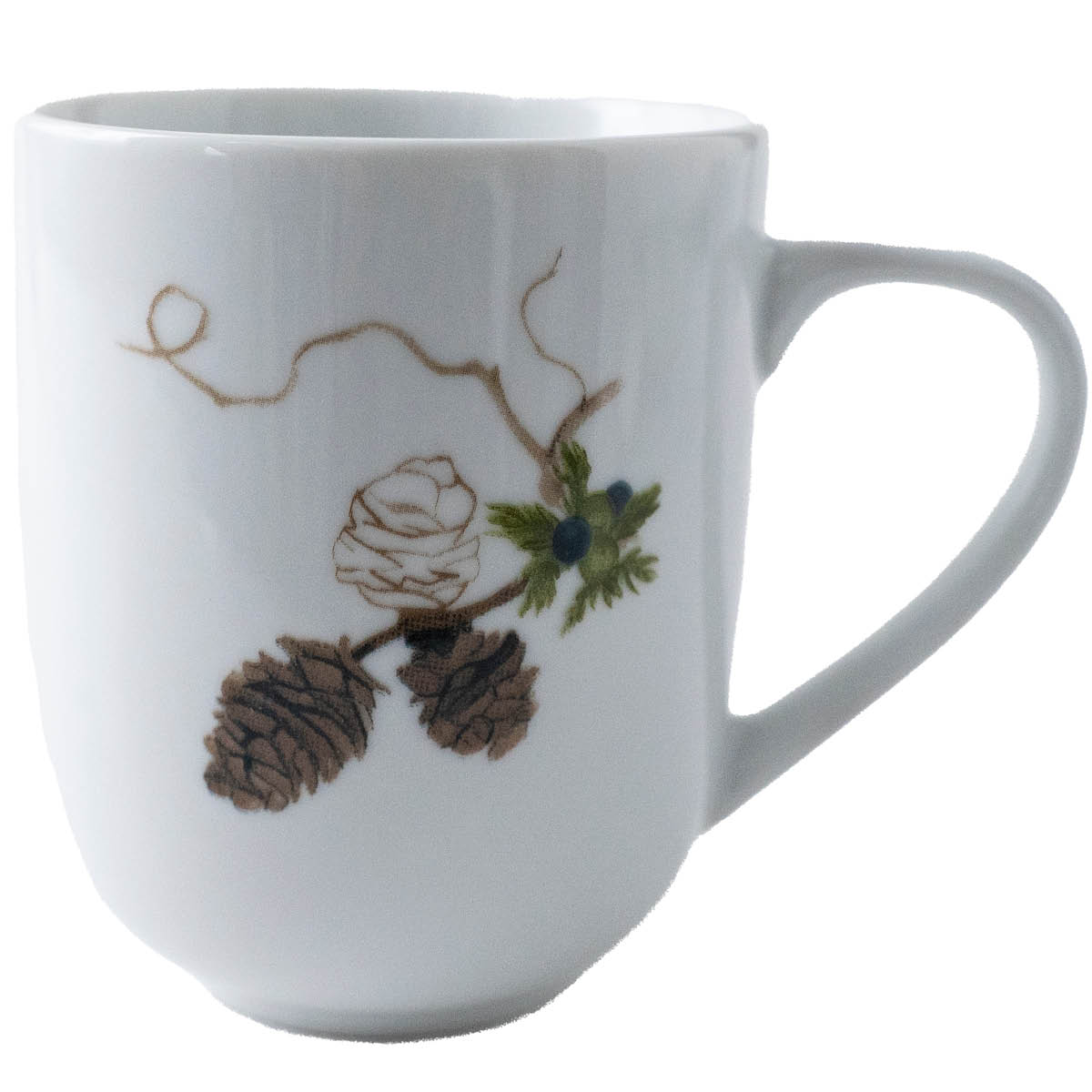 Nostalgi Mugg 35 cl Vit/Gr&ouml;n