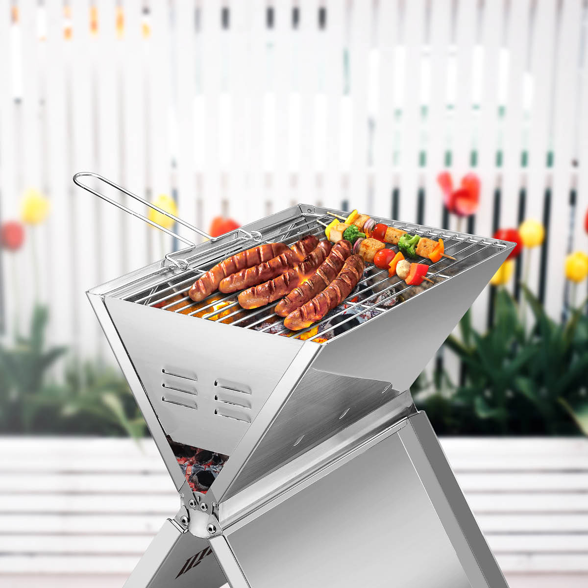 Bärbar Grill Hopfällbar