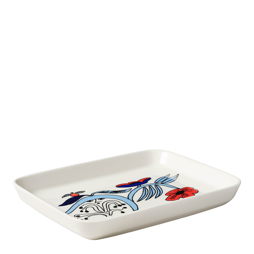 Puutarhurit Tallrik 15x19 cm Vit