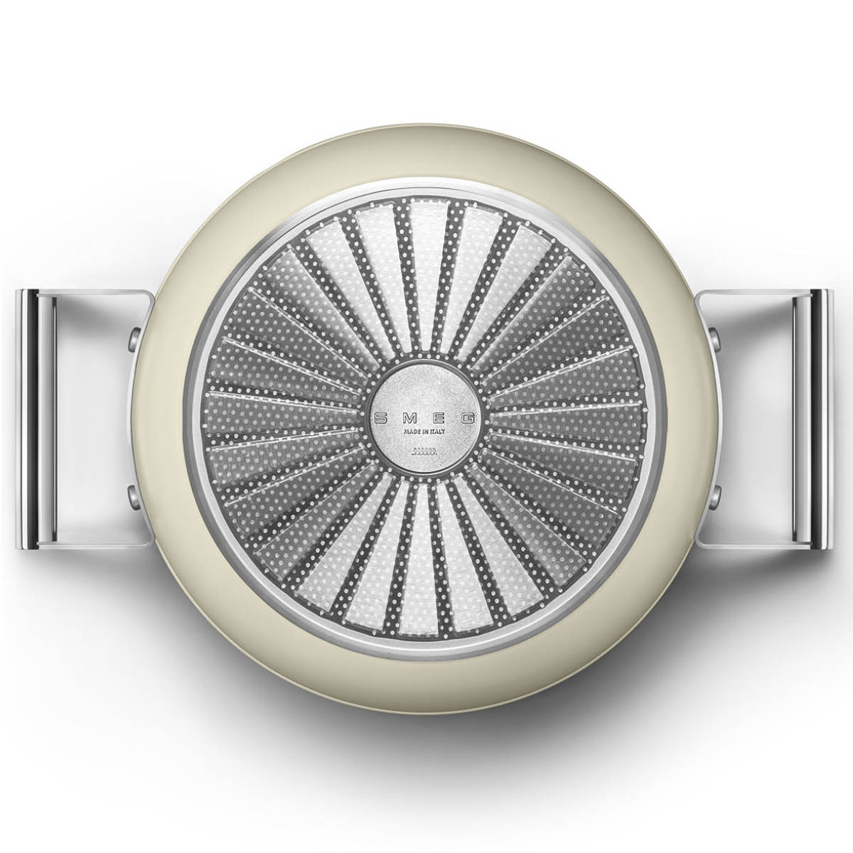 Smeg 50's Style Kastrull Lock 24 cm Creme