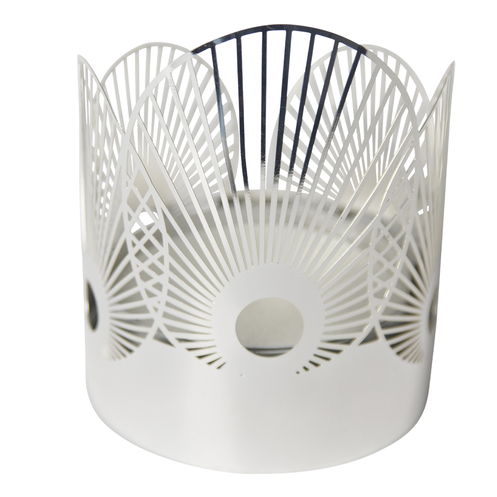 Sun Ljuslykta Mini 4,5x6 cm Silver