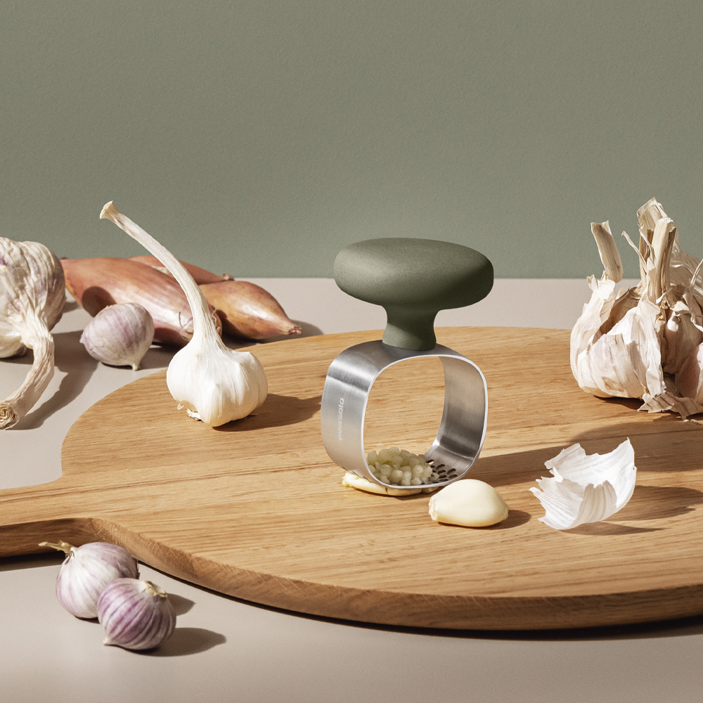 Green Tools Vitlökskross Grön