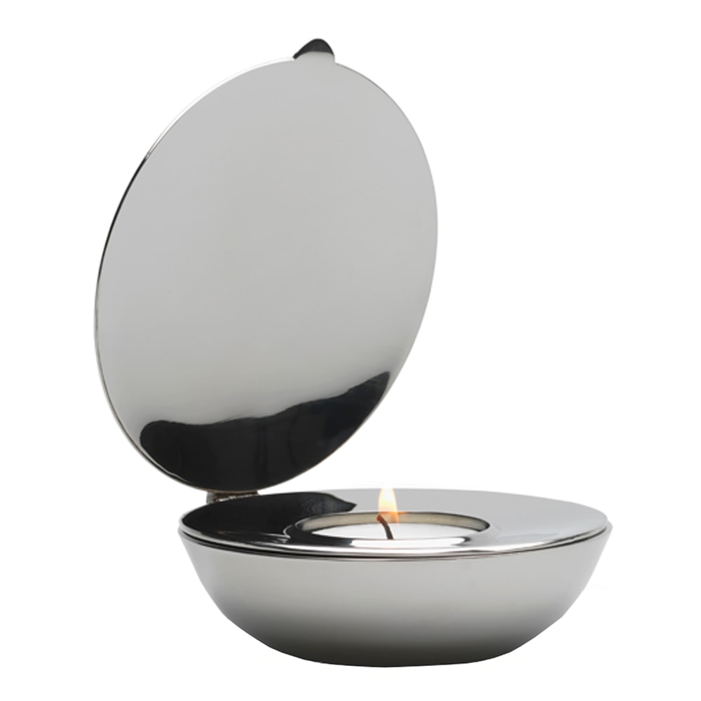 Shell Ljuslykta 10x3 cm Nickel