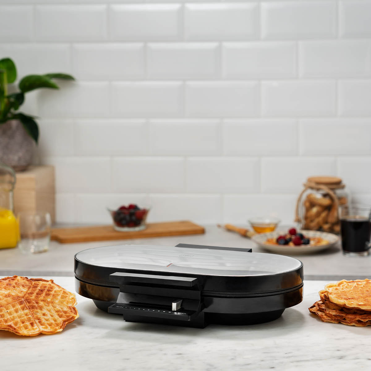 Prestige Våffeljärn Deluxe Double Stål