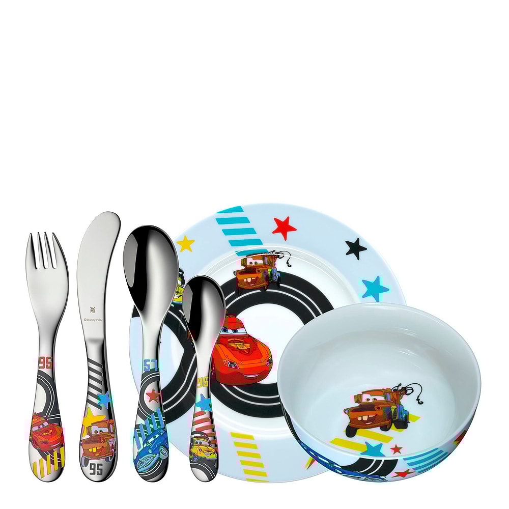 Bilar Barnservis 6 delar