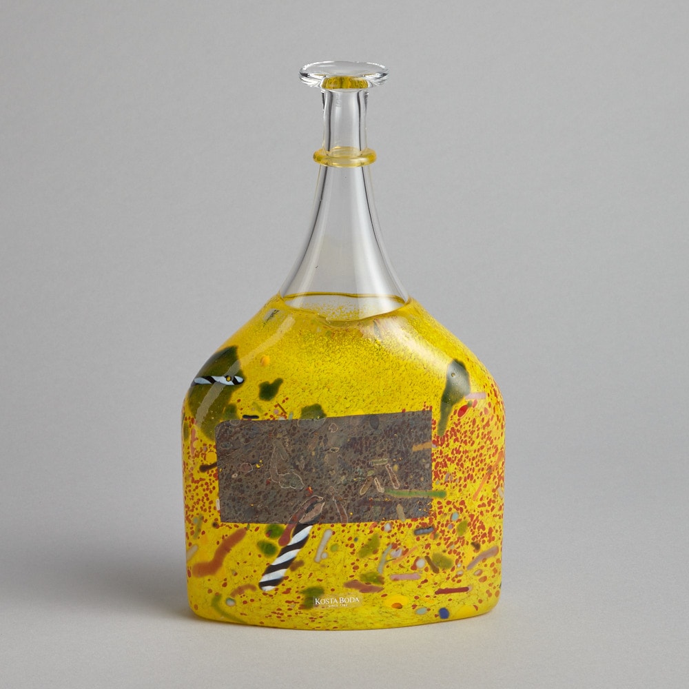 SÅLD "Satellite" Flaska Gul