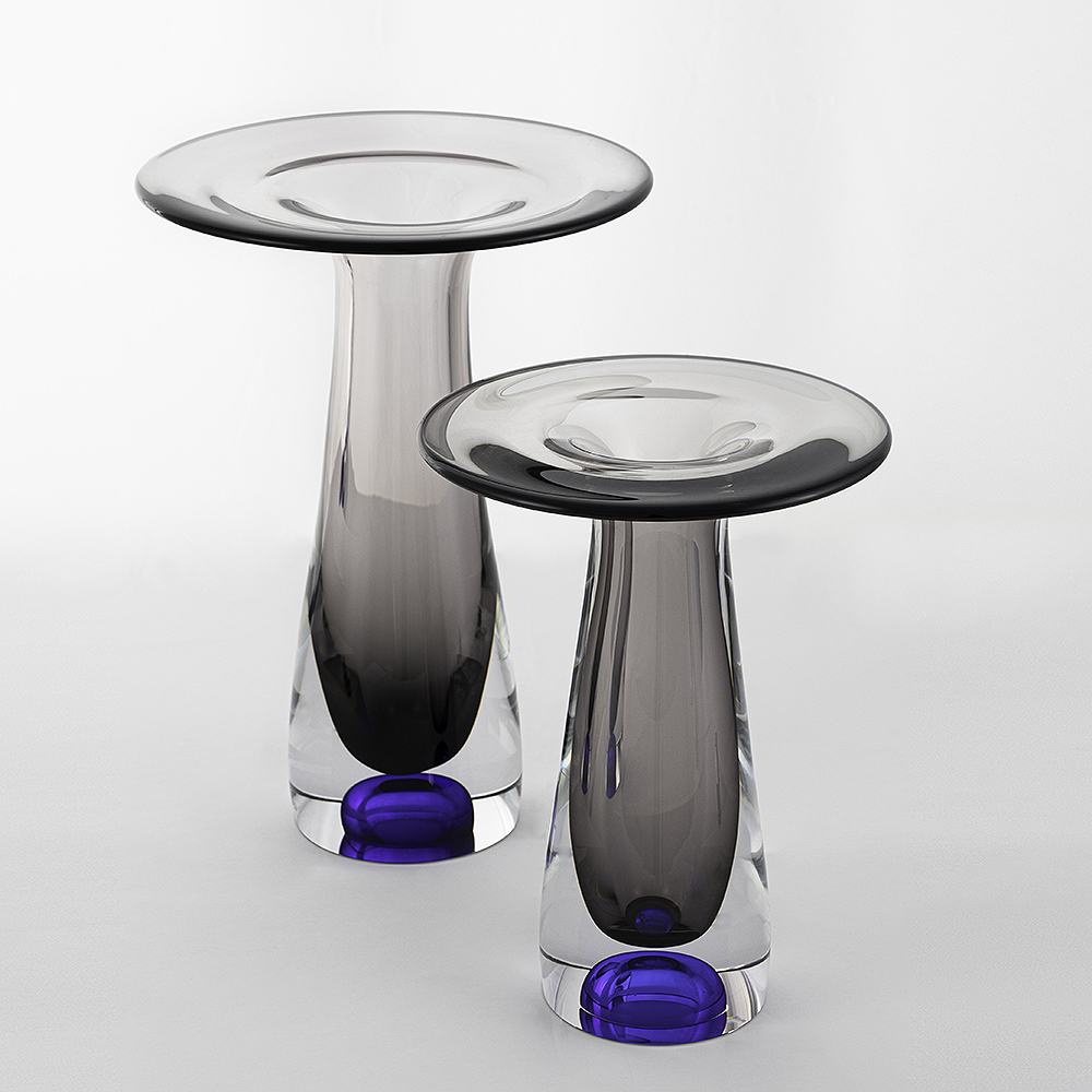 Fado Vas 25 cm Brun/Blå