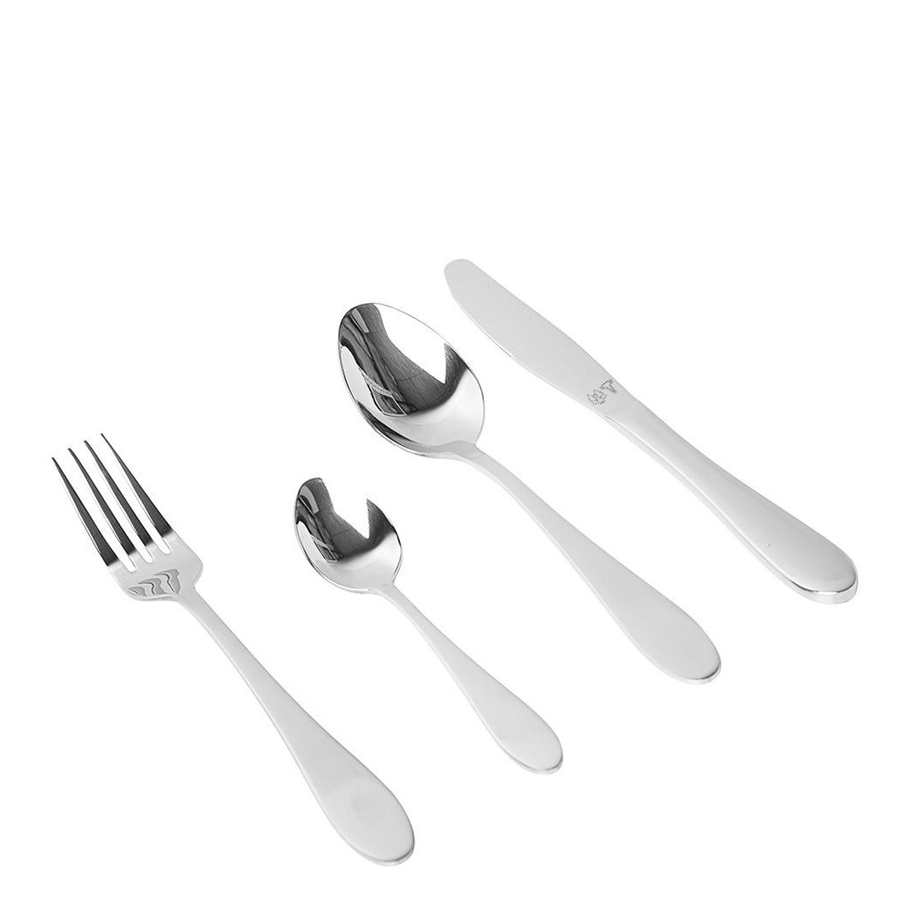 Frost Bestickset 16-delars Plain Silver