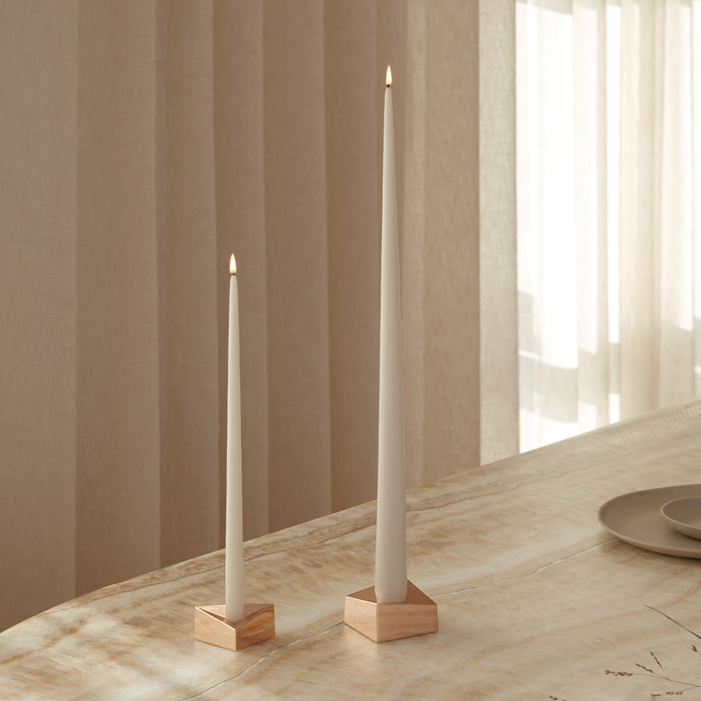 Stoff Nagel Reflect Ljustake 2,7x4,5 cm Rose Guld