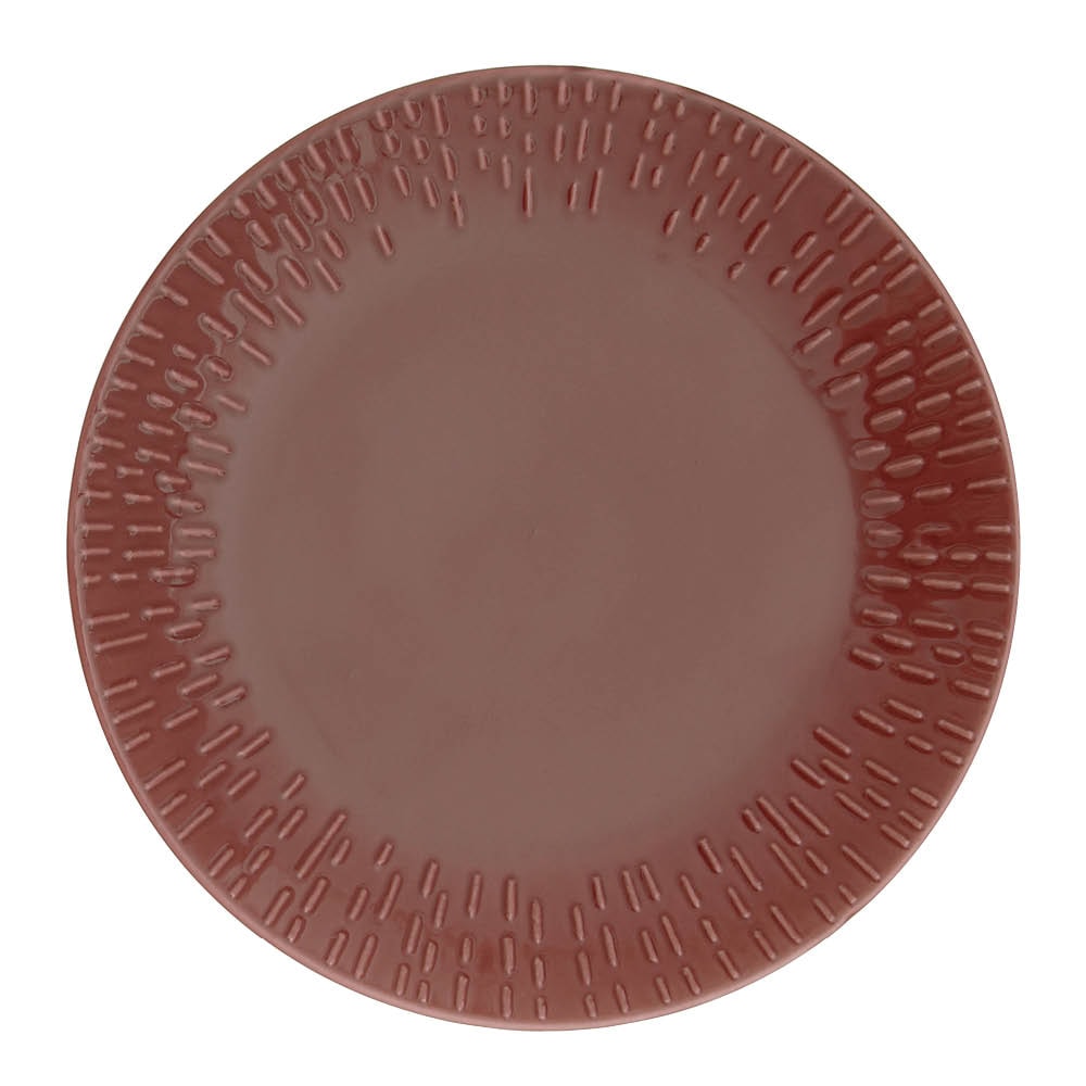 Confetti Desserttallrik 21 cm Bordeaux