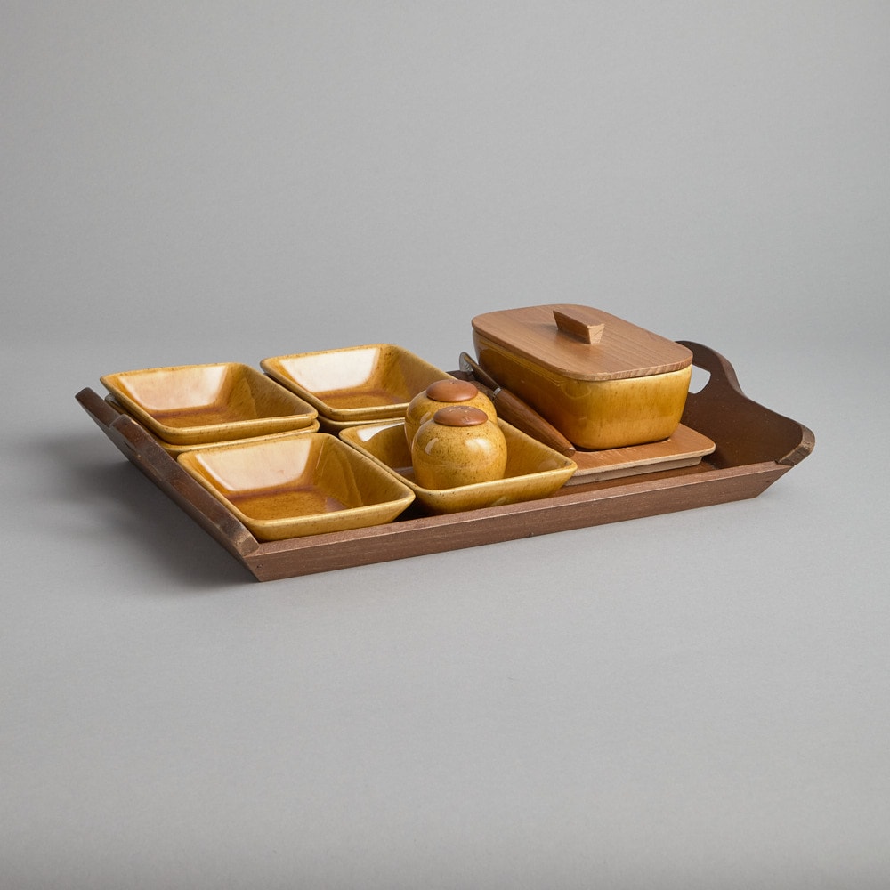 Sillbricka i Keramik och Trä