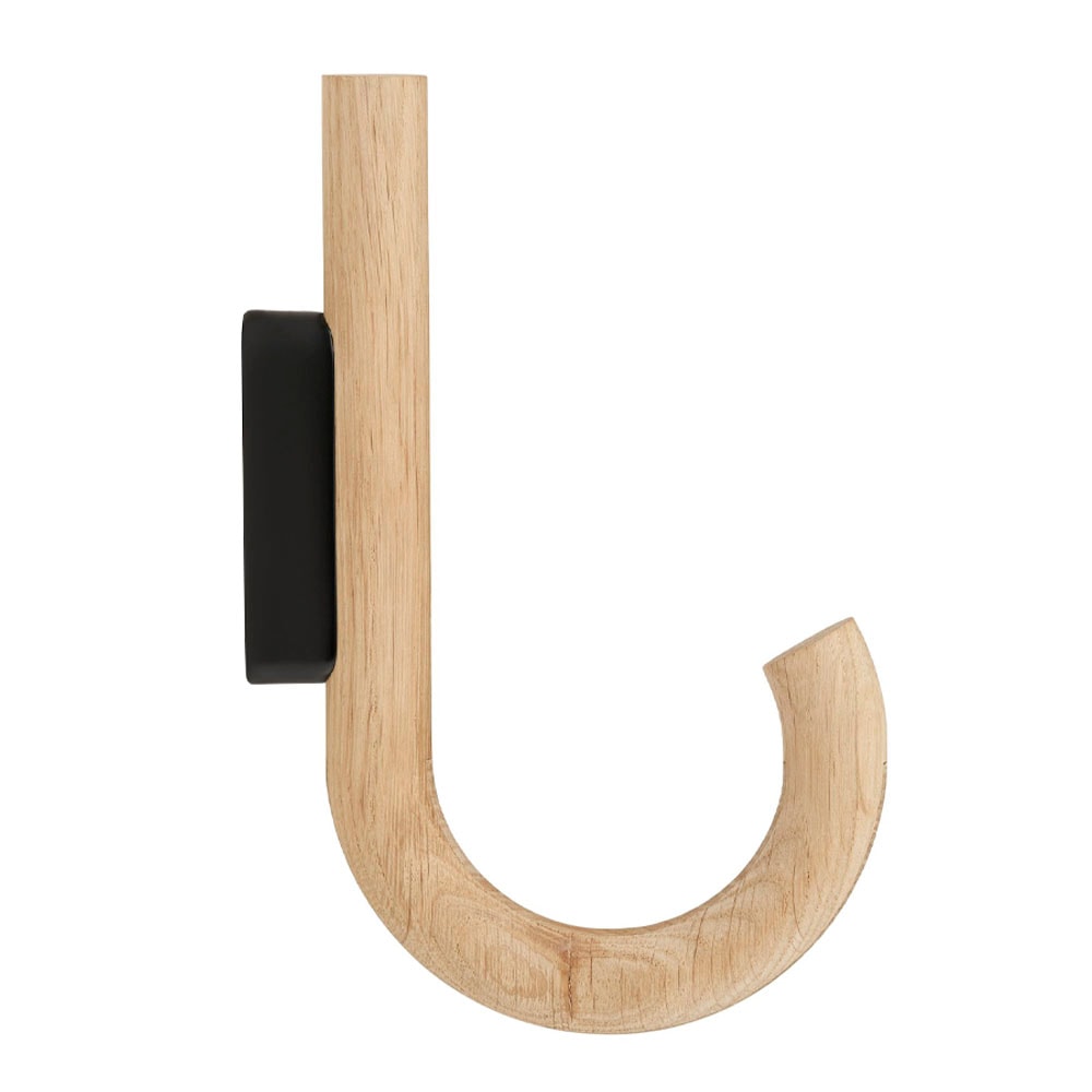 Hook Krok Ek 20 cm Ek/Svart