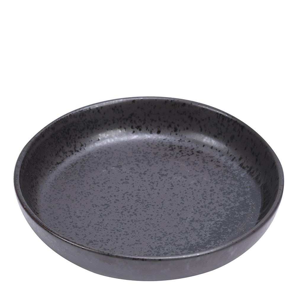 M&ouml;rke Tallrik Djup 22 cm Svart