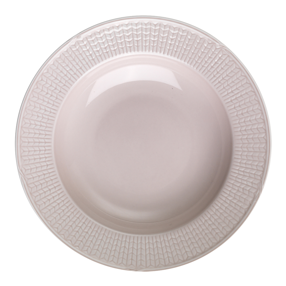 Swedish Grace Tallrik djup 25 cm Ros