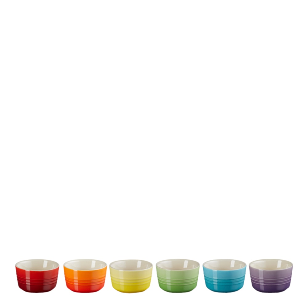 Rainbow Ramekin Mini 6-pack