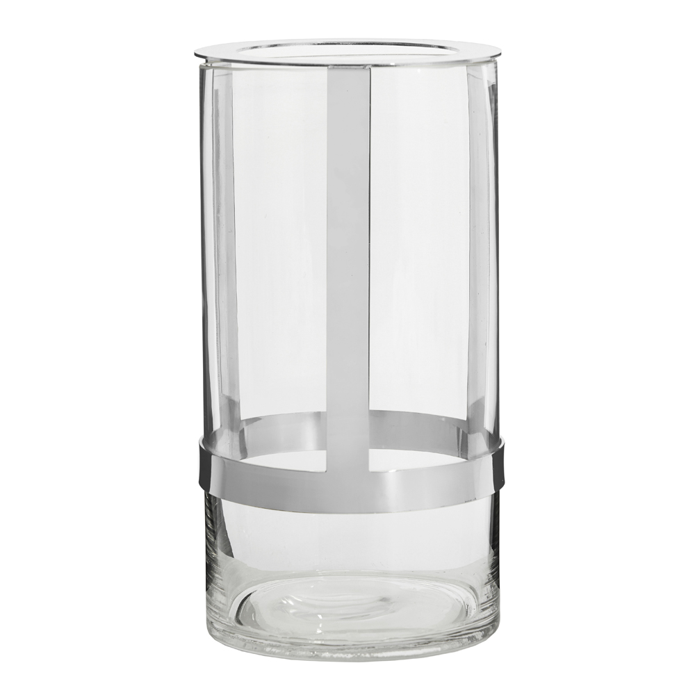 Hold Vas justerbar 28x15 cm Silver