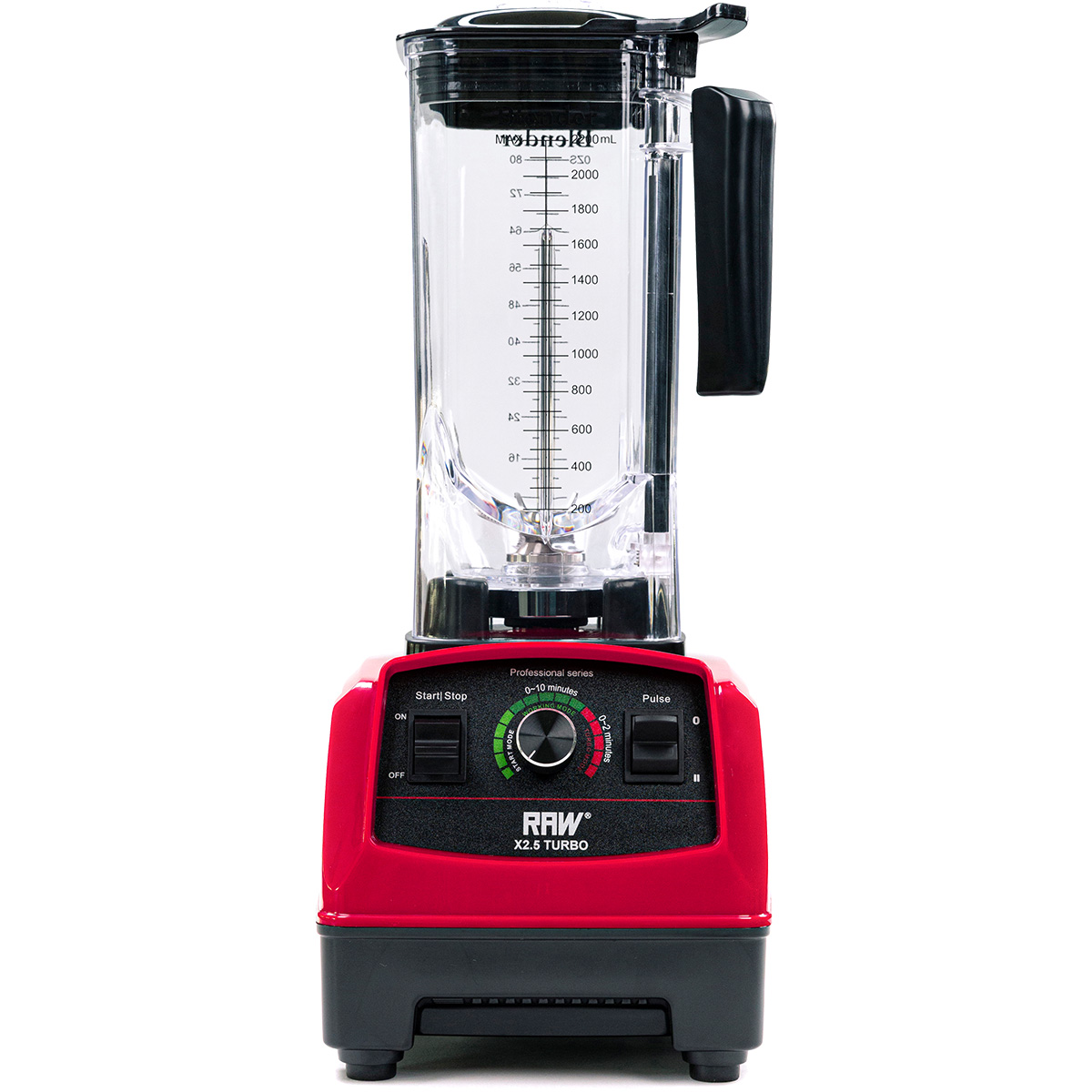 Blender x 2,5 Turbo 2L 1800W Röd